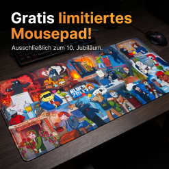 XXL-Mousepad (10 Jahres Jubiläum)